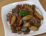春味！ウドと鶏肉の炒め煮！作り方2写真