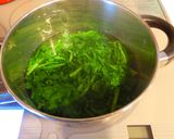 春菊の胡桃和え。作り方1写真