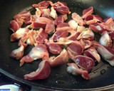 簡単砂肝のワサビ醤油マヨ炒め作り方1写真