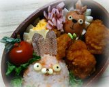 簡単キャラおかず：ウサビッチ☆プーチン作り方10写真