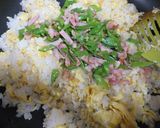 さやえんどう入りカレーチャーハン作り方4写真