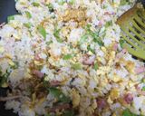 さやえんどう入りカレーチャーハン作り方5写真