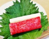 かにかまとチーズの大葉包み焼作り方2写真