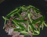 細切り牛肉と細切り野菜の香味炒め♬作り方4写真
