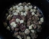 鶏肉とレバーのミートソースパスタ作り方1写真