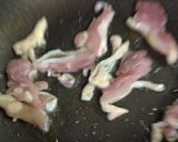 菜の花と鶏肉のスパゲティー作り方2写真
