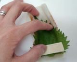 お弁当に♪ちくわのチーズ大葉巻き(^^)作り方2写真