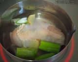 梅香る✿しっとり茹で鶏のだし酢びたし作り方2写真