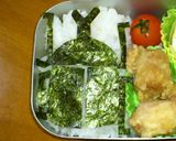 簡単すぎる♬カブトムシのキャラ弁作り方1写真