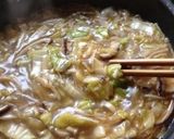 簡単！えのきと椎茸と白菜のあんかけ豆腐作り方3写真