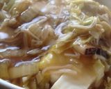 簡単！えのきと椎茸と白菜のあんかけ豆腐作り方4写真