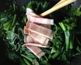 お弁当にも！ほうれん草のベーコン炒め作り方3写真