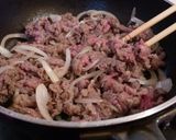 ＊*牛肉とトマトの赤ワイン炒め*＊作り方3写真