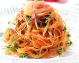 酢玉ねぎ＆炒めた玉ねぎ・パプリカの和え物作り方8写真