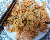 鮭とごぼうの味噌炊き込みご飯作り方3写真