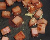 男のロマンだ！スパムを卵でとじた他人丼！作り方6写真