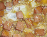 男のロマンだ！スパムを卵でとじた他人丼！作り方12写真