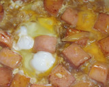男のロマンだ！スパムを卵でとじた他人丼！作り方11写真