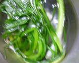 わけぎとあげの辛し酢味噌和え作り方1写真