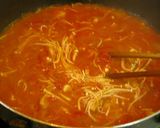 ■えのきのアンチョビトマトソースパスタ■作り方3写真