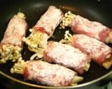 ■肉巻きえのきのピリ辛みそマヨ焼き■作り方3写真