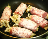 ■肉巻きえのきのピリ辛みそマヨ焼き■作り方3写真