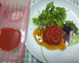 完熟トマトの寒天寄せ作り方3写真