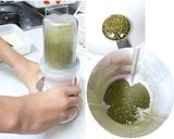 抹茶入り玄米茶でれんこんの天ぷら作り方2写真