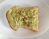 お好み焼き風★キャベツ★チーズトースト作り方4写真