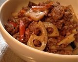 レンコンと挽き肉のキンピラ(*^^*)作り方9写真