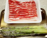 アスパラの豚肉巻き～セモリナ粉チーズ衣～作り方1写真