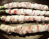 アスパラの豚肉巻き～セモリナ粉チーズ衣～作り方4写真