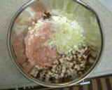 土鍋で白菜と鶏ひきの重ね蒸し作り方2写真