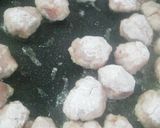 豚こまでふっくら肉団子のチリソース煮作り方5写真