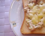 ツナにりんごチーズトースト♫作り方6写真