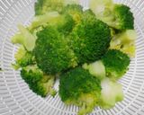 茹でたグリーン野菜の3点盛り作り方5写真