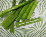 茹でたグリーン野菜の3点盛り作り方13写真