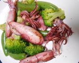 茹でたグリーン野菜の3点盛り作り方16写真
