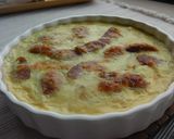 簡単♬じゃが芋＆ソーセージのキッシュ風作り方4写真