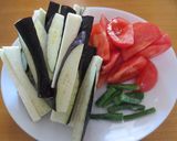 トマトでさっぱり麻婆茄子作り方1写真
