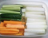 野菜スティックのらっきょう酢漬け作り方2写真