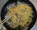 レモンが香る　白魚の和風スパゲッティ作り方3写真