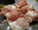 お弁当に*チーズちくわ肉巻き作り方3写真