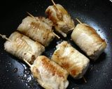 お弁当に*チーズちくわ肉巻き作り方4写真