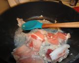 野良坊と豚肉のガーリック炒め作り方1写真