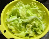 キャベツのふりかけ磯部和え作り方1写真
