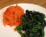 ✿°.牛小間と残り野菜でビビンバ風.°✿作り方2写真