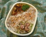 ウィンナー入りシソパスタ作り方3写真