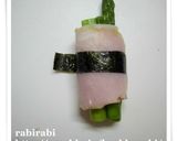 【✿アスパラベーコンの海苔巻き✿】作り方5写真