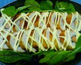 ☆鶏ひき肉とたらこの油揚げロール☆作り方8写真